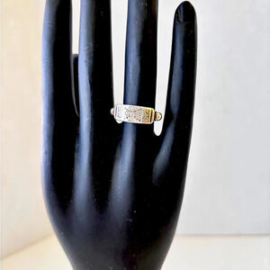 Brighton sterling silver ring. Scrolling on the ring. Rare Excellent size 6